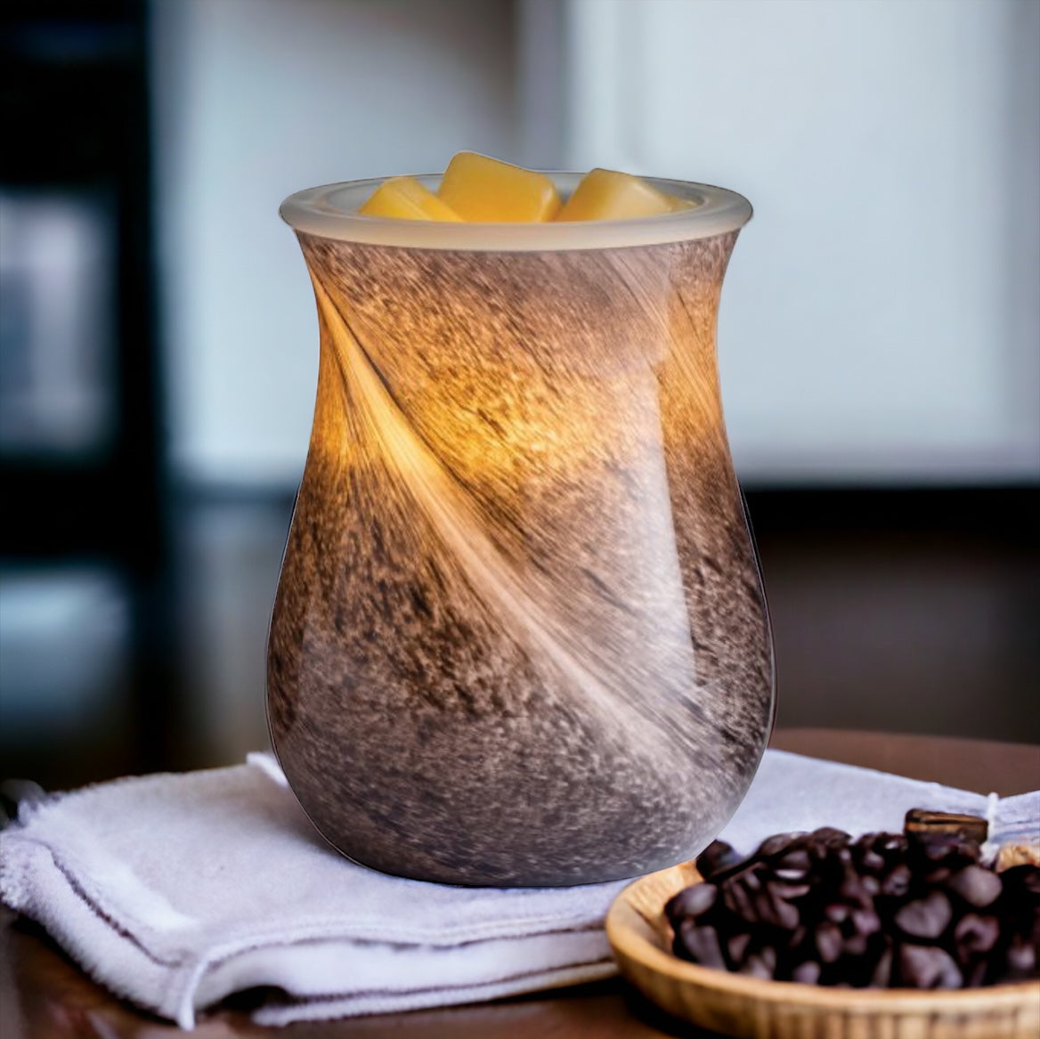 Obsidian Glass Illumination Fragrance Warmer