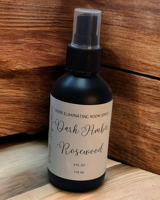 Dark Amber Rosewood Scented Room Spray 4oz