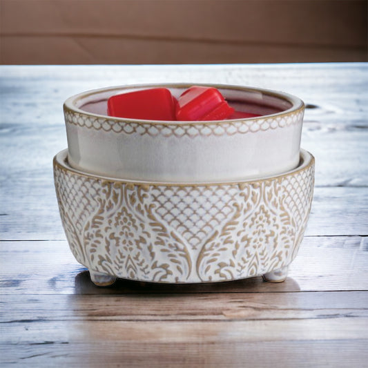 Vintage White 2-in-1 Classic Fragrance Warmer